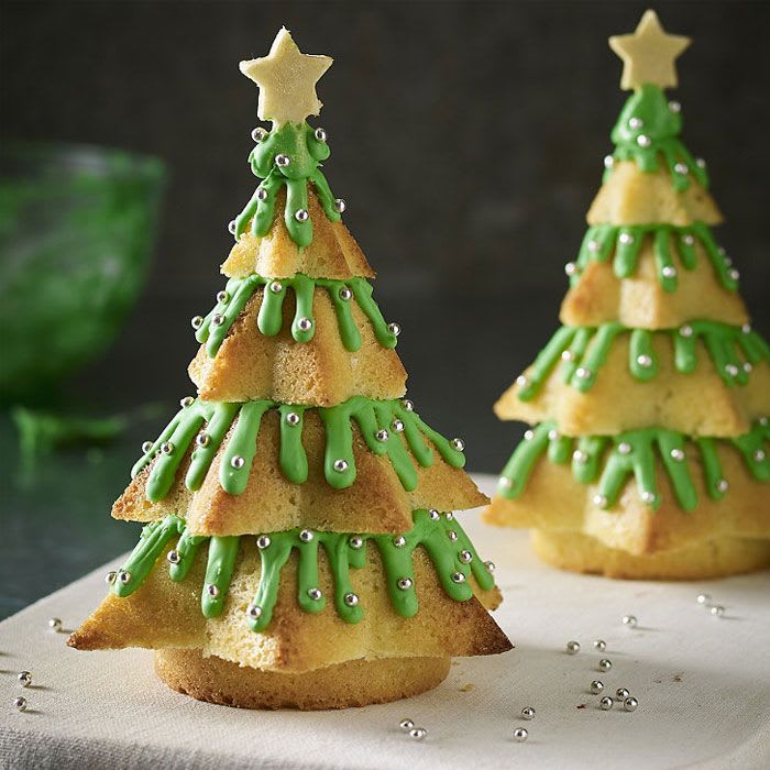 Molde Silicona Pino Navidad Armable4