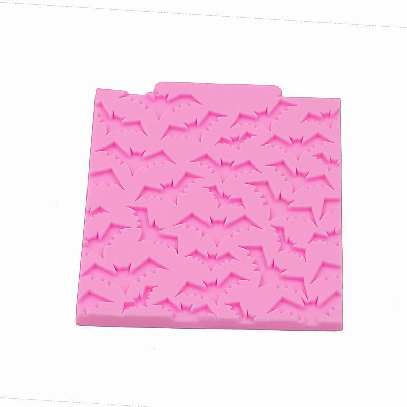 Molde Fondant Plantilla Murciélagos Silicona2