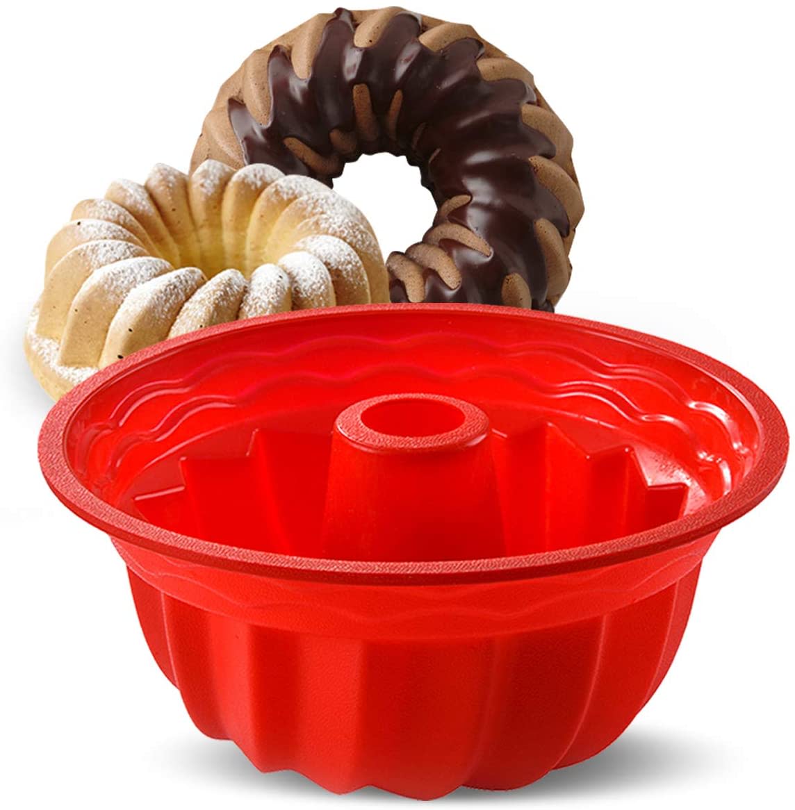 Molde Silicona Queque Espiral 22 cm Silicona2