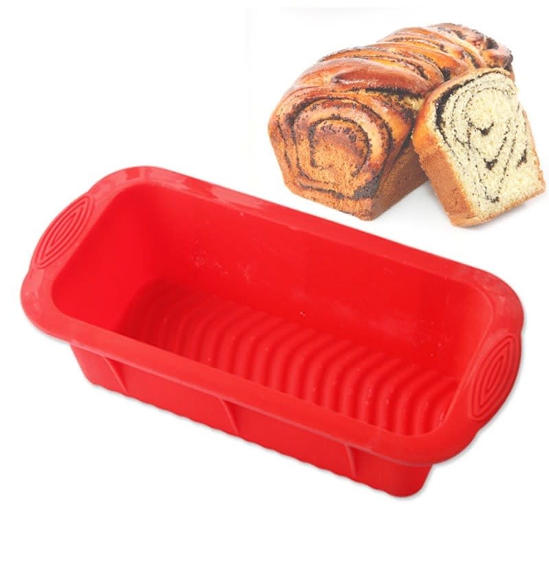 Molde Silicona Queque/Pan Base Corrugada4