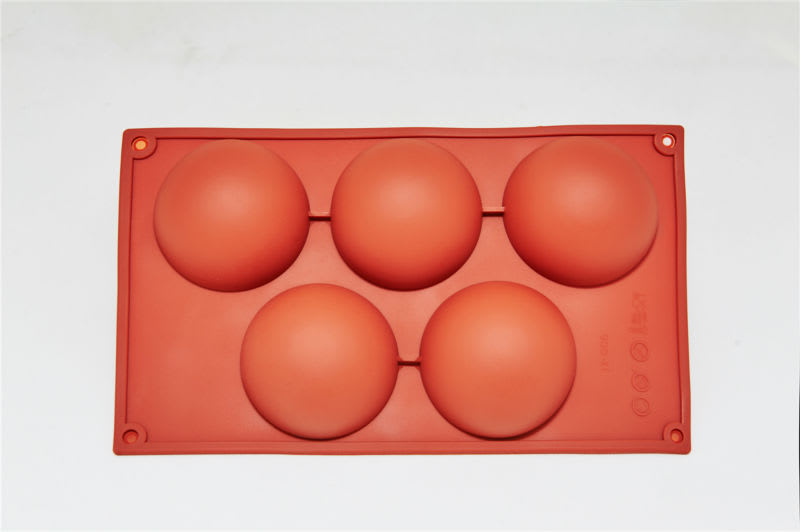 Molde Semi Esfera 5 Cavidades 1