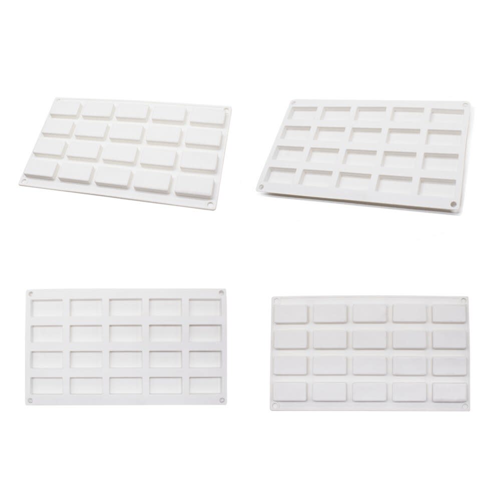 Molde Silicona Rectangulos 20 Cavidades2
