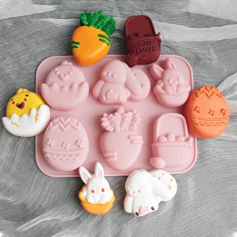 Molde Silicona Pascua N°2 6 Cavidades3