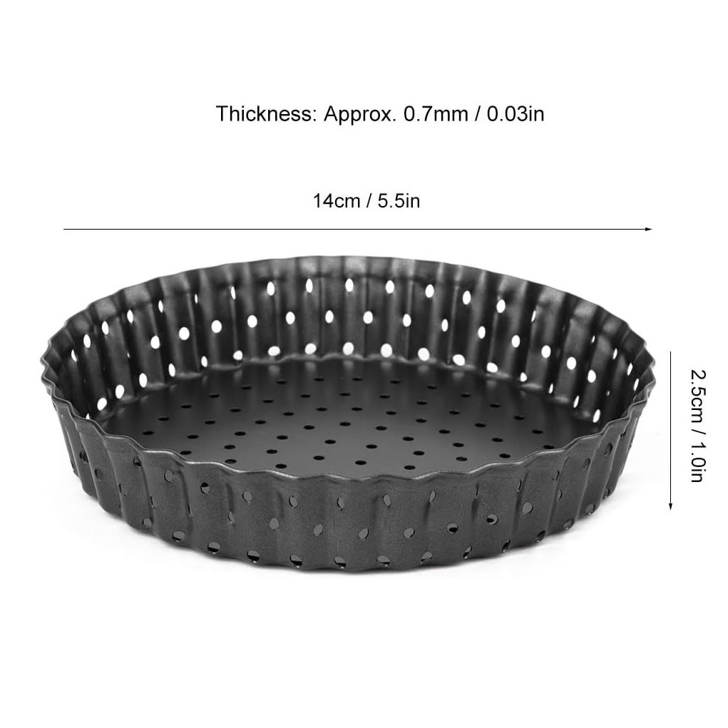 Molde Desmontable Perforado Tartaleta 14 cm.4