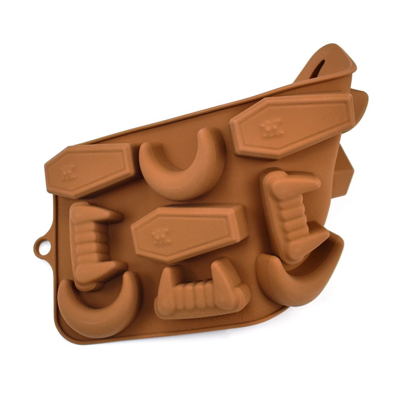 Molde Chocolate Silicona Luna, Ataúd y Colmillos2