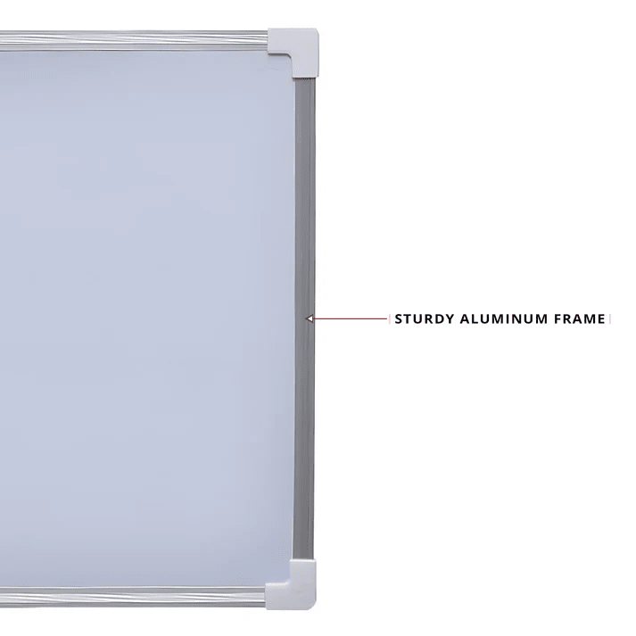 Pizarra Magnética Doble Cara Marco Aluminio 20x30 Cm. Blanco8