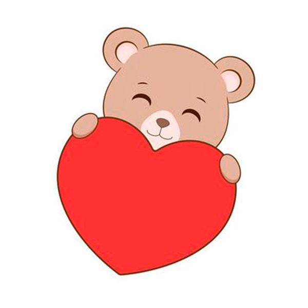 Cortador Oso Corazón N°6 Plástico3