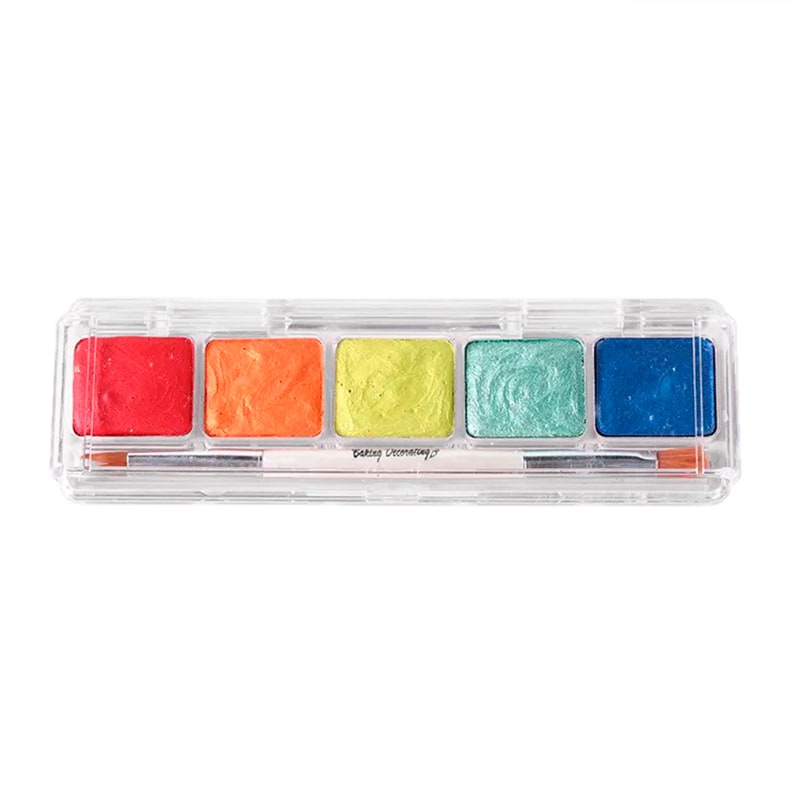 Paleta Acuarela Metalizada N°1 - 5 Colores 0