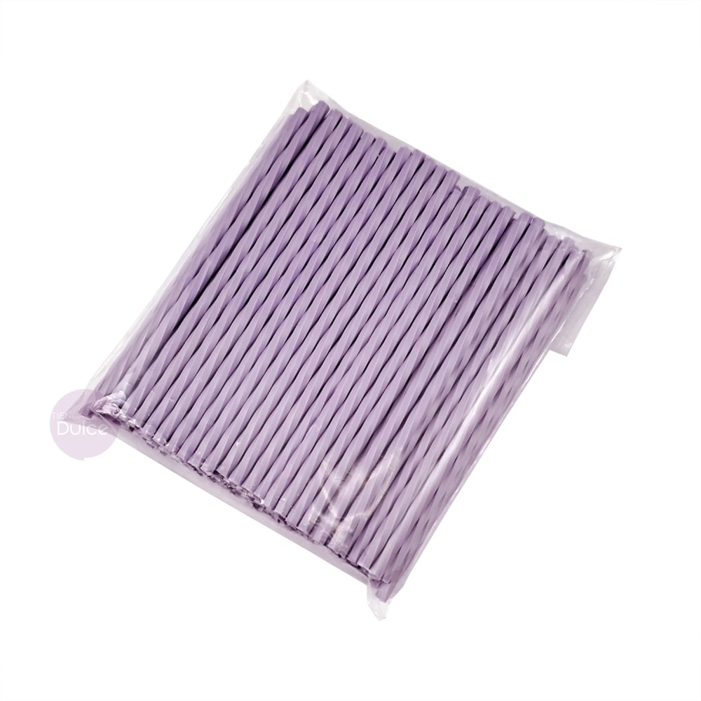 Palitos Plásticos Rizados 10 cm. 100 unidades6