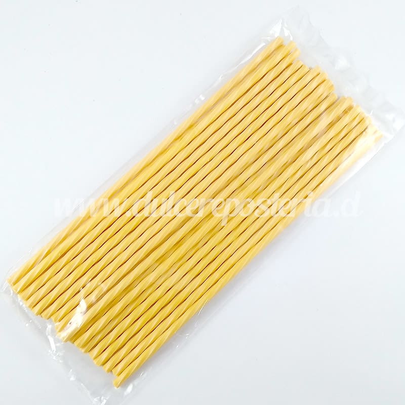 Palitos Plásticos Rizados 18 cm. 25 unidades2