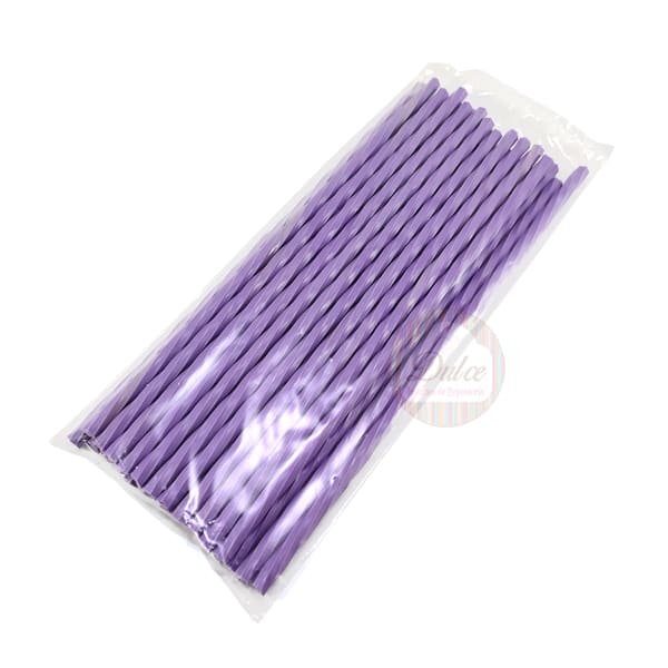 Palitos Plásticos Rizados 18 cm. 25 unidades6