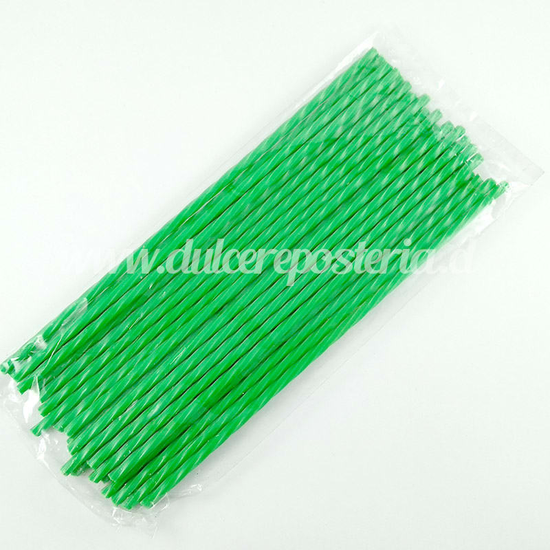 Palitos Plásticos Rizados 18 cm. 25 unidades11