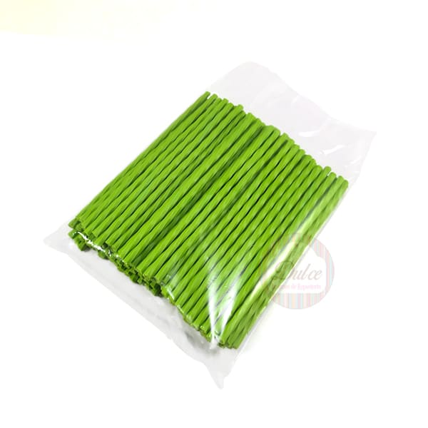 Palitos Plásticos Rizados 10 cm. 100 unidades14