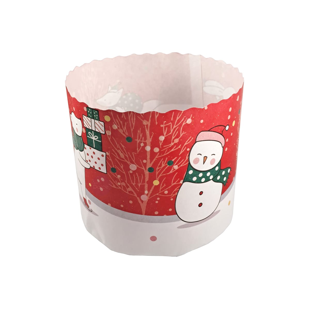 Molde Papel Panettone Navidad 500 gr. N°1 - 5 Unidades3