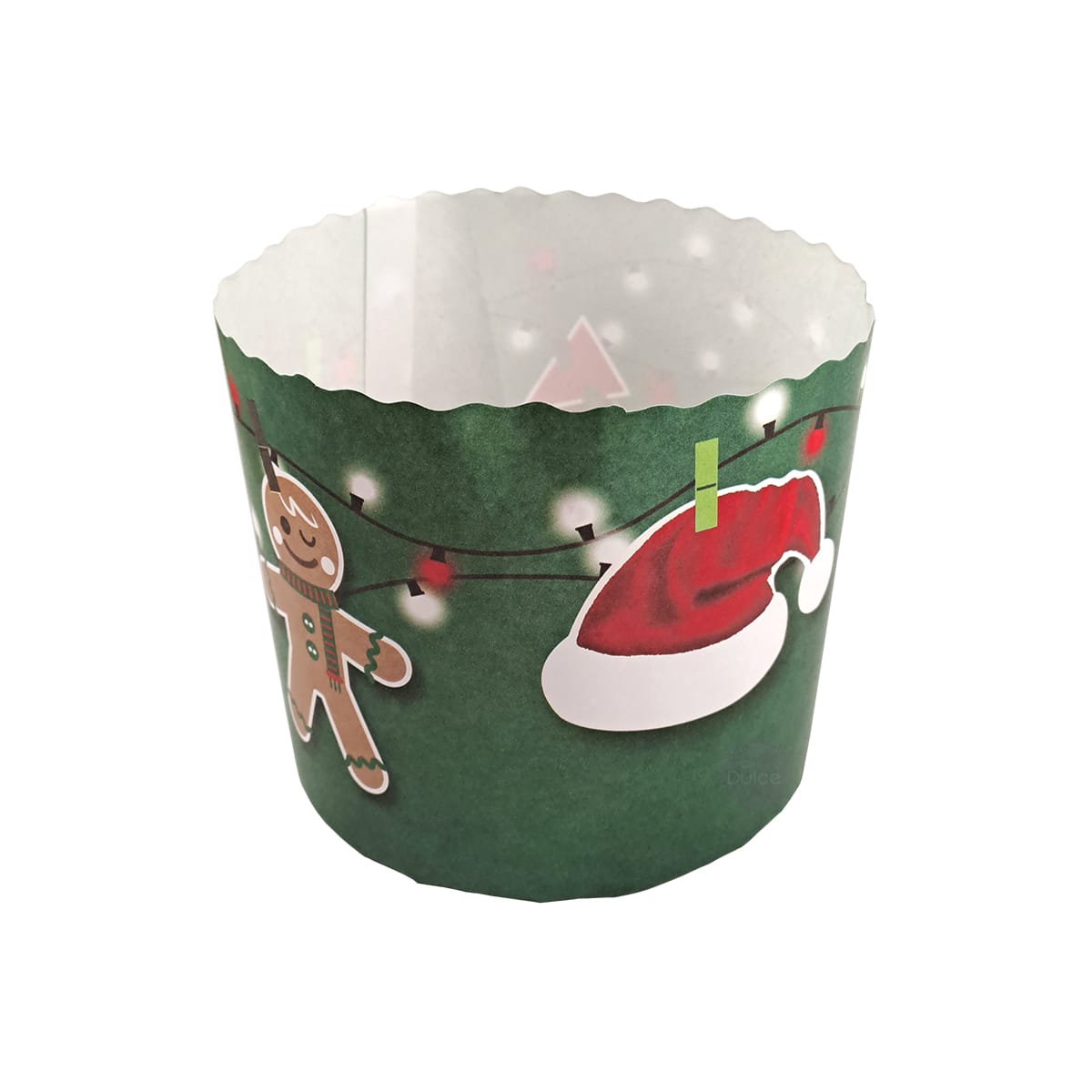 Molde Papel Panettone Navidad 500 gr. N°2 - 5 Unidades3