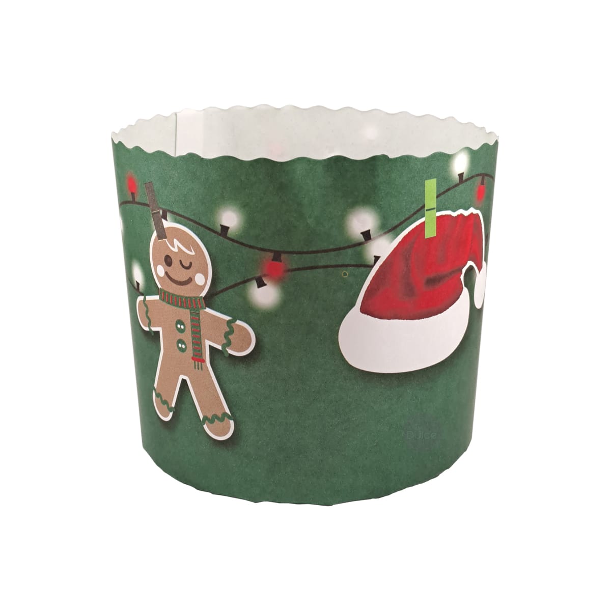 Molde Papel Panettone Navidad 500 gr. N°2 - 5 Unidades 0