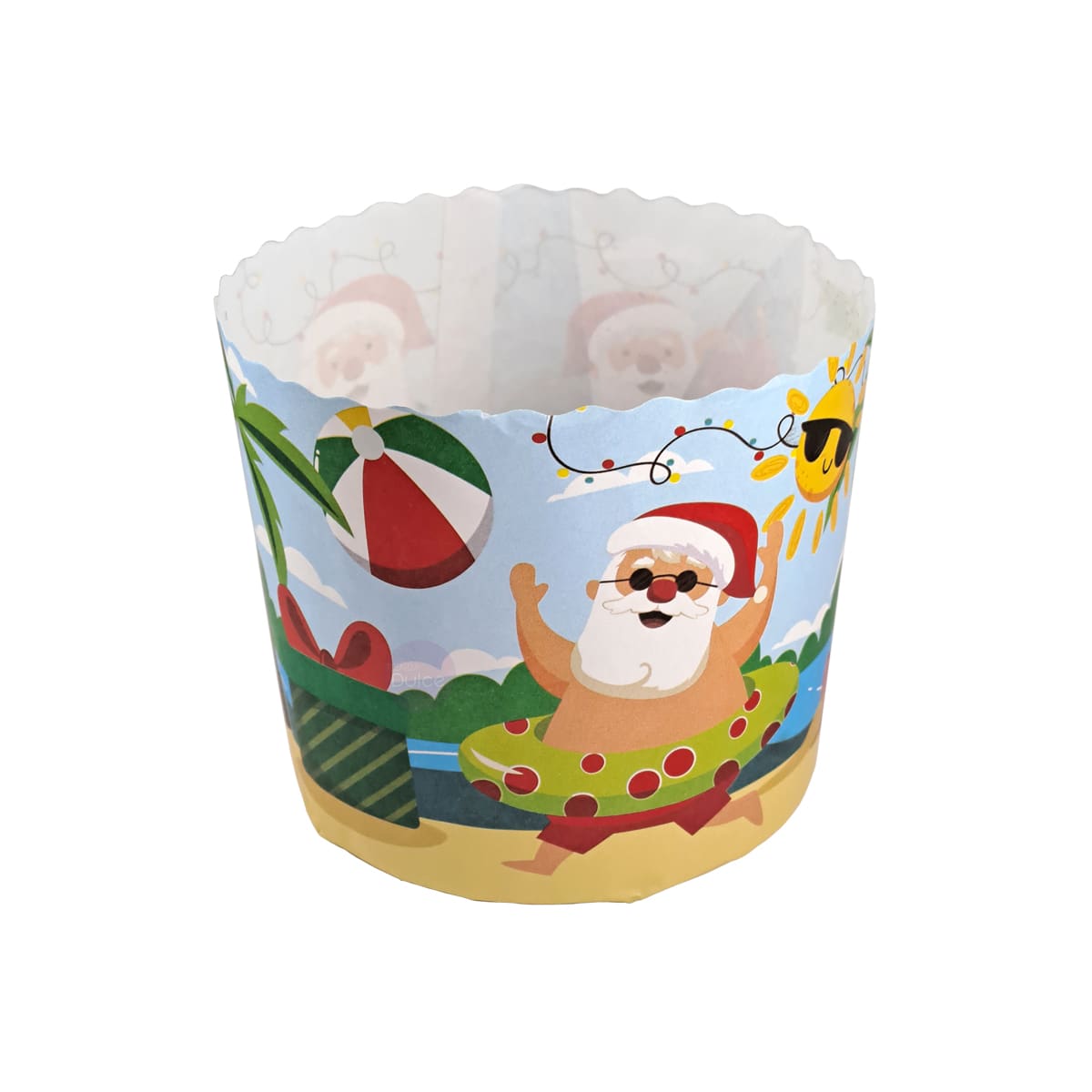 Molde Papel Panettone Navidad 500 gr. N°4 - 5 Unidades3