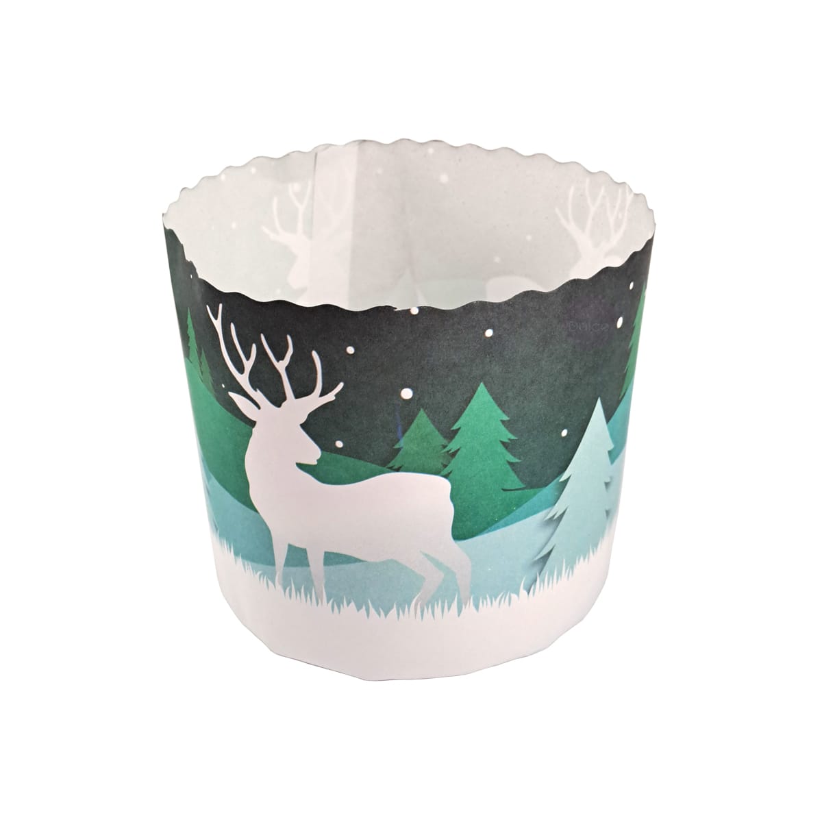 Molde Papel Panettone Navidad 500 gr. N°5 - 5 Unidades3