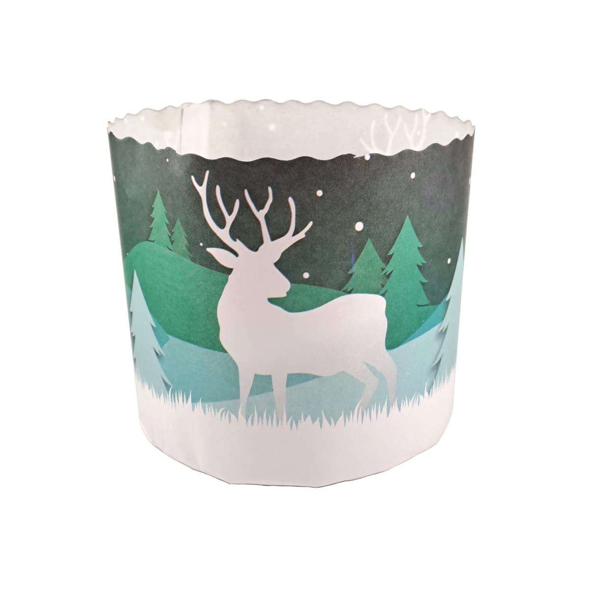 Molde Papel Panettone Navidad 500 gr. N°5 - 5 Unidades 0