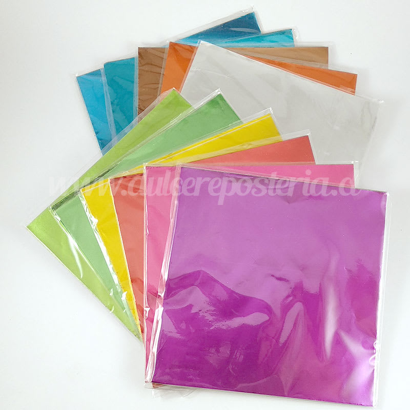 Papel Metalizado 14x14 cm. 0