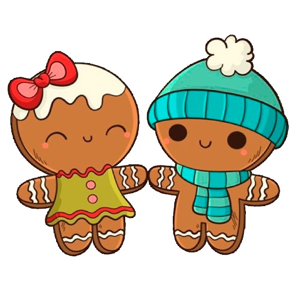 Set Cortadores Pareja Jengibre Plástico3