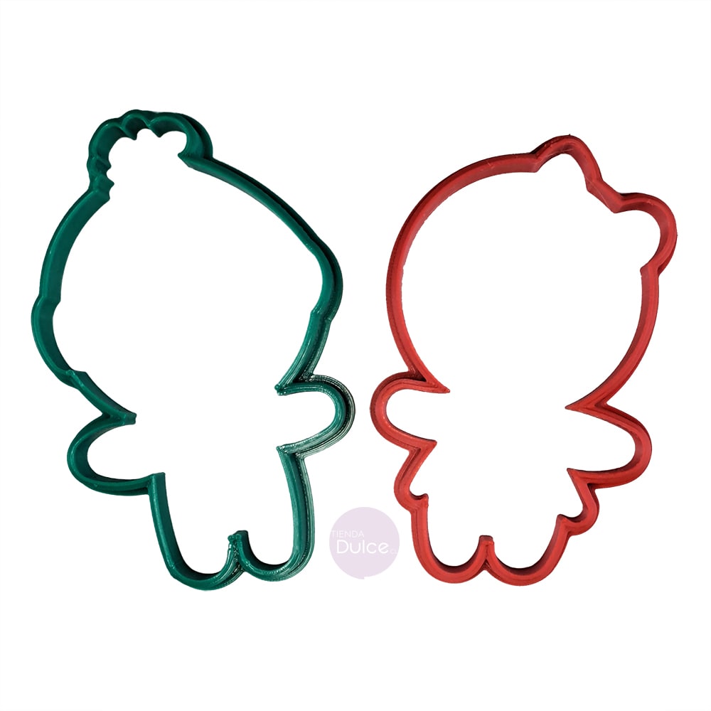 Set Cortadores Pareja Jengibre Plástico2