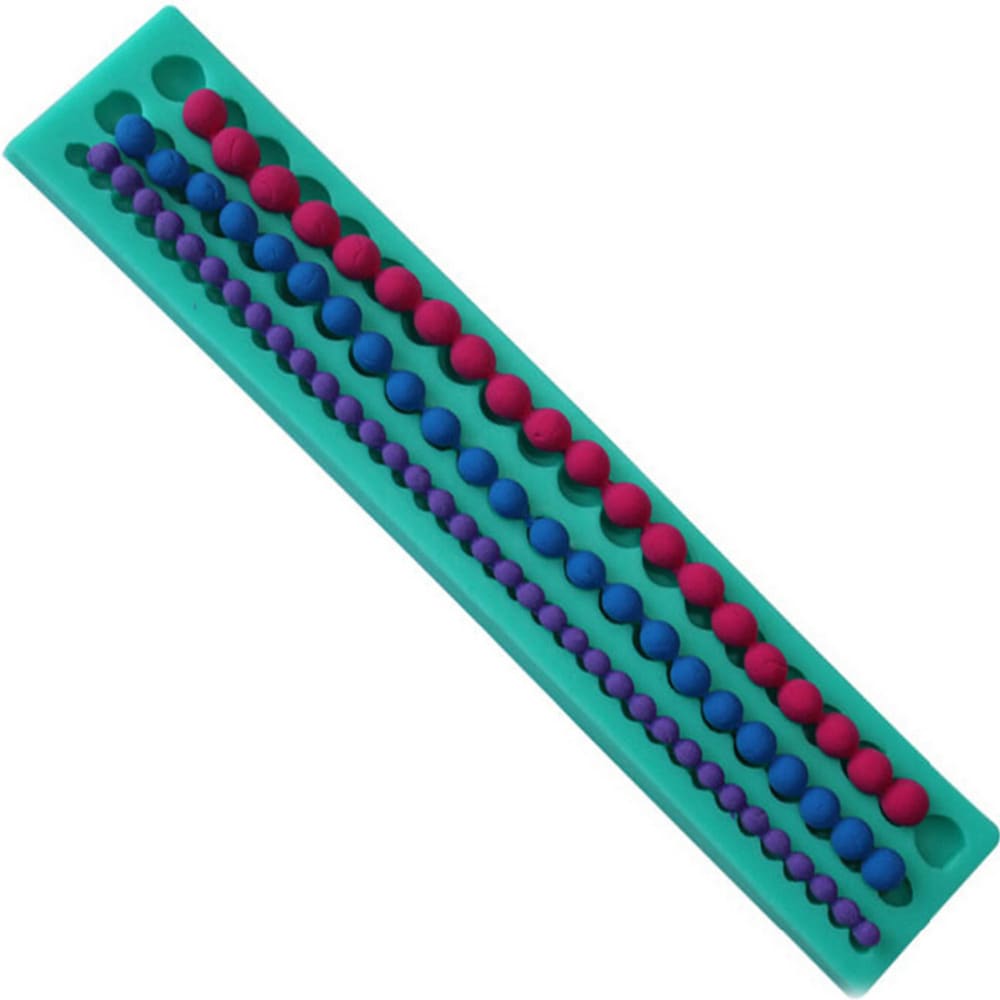 Molde Fondant Perlas Silicona4