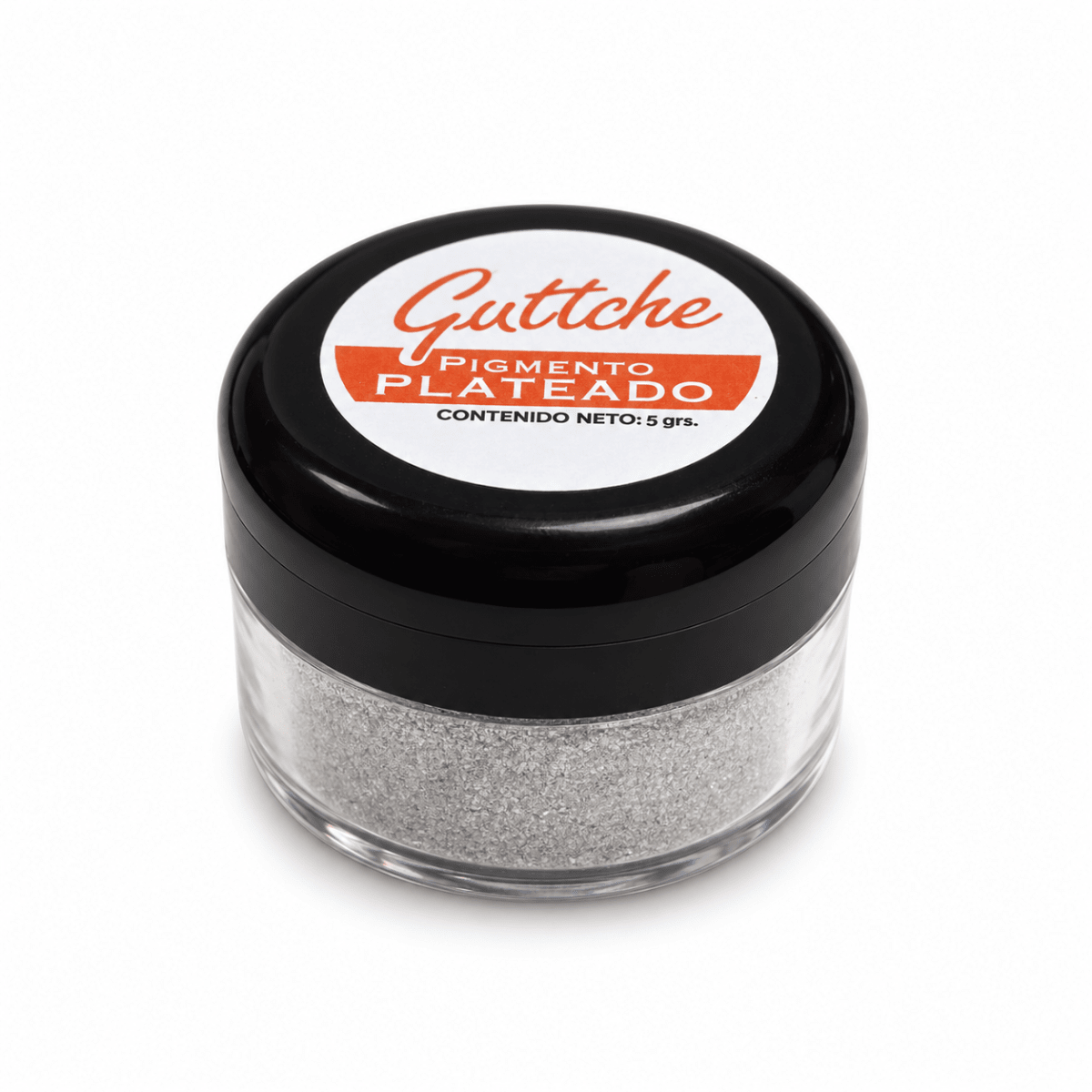 Pigmento Nacarado Guttche Plateado 5 gr. 0