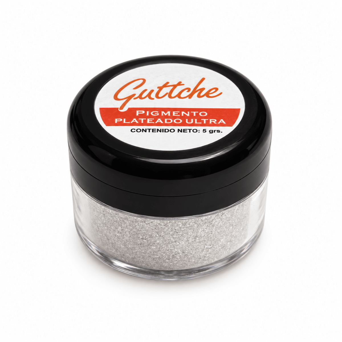 Pigmento Nacarado Guttche Ultra Plateado 5 gr. 0