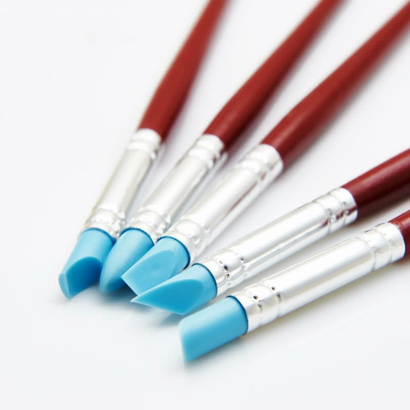 Set Pinceles Silicona para Modelar 5 piezas2