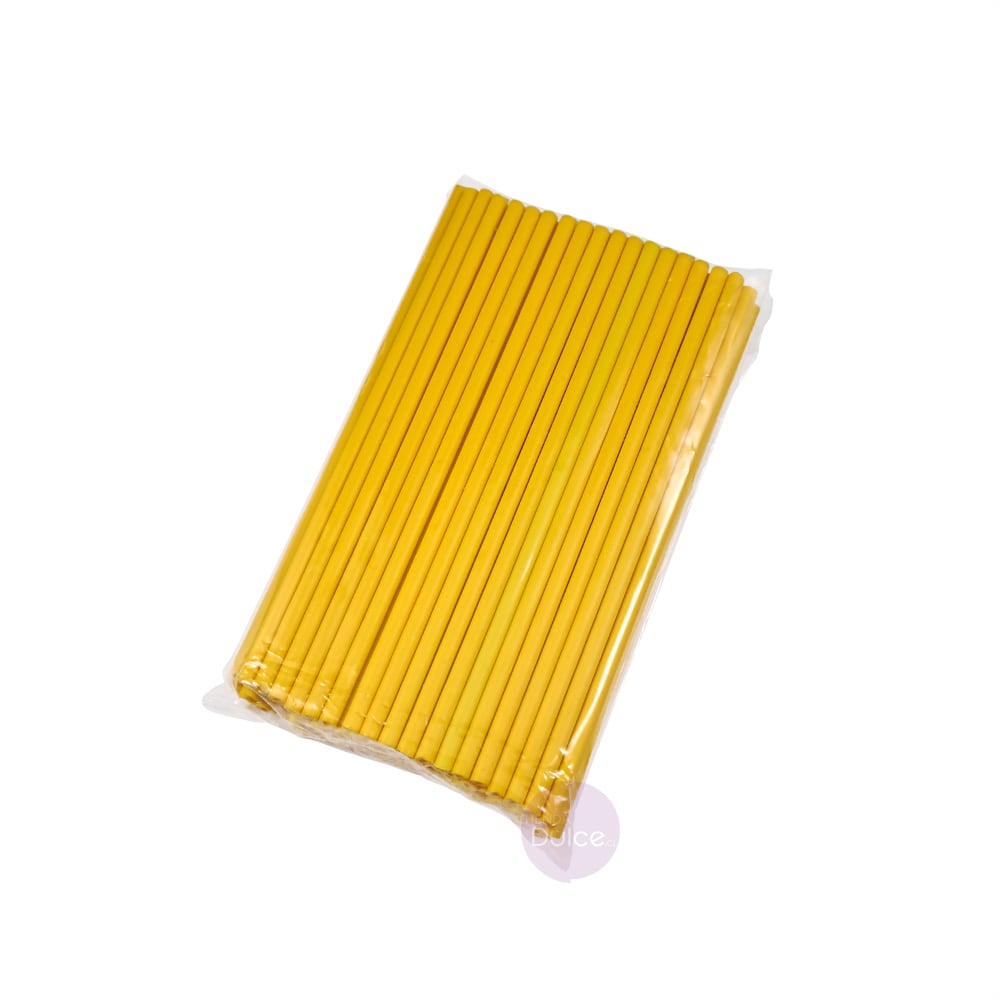 Palitos Plásticos Lisos 10 cm. 100 Unidades2