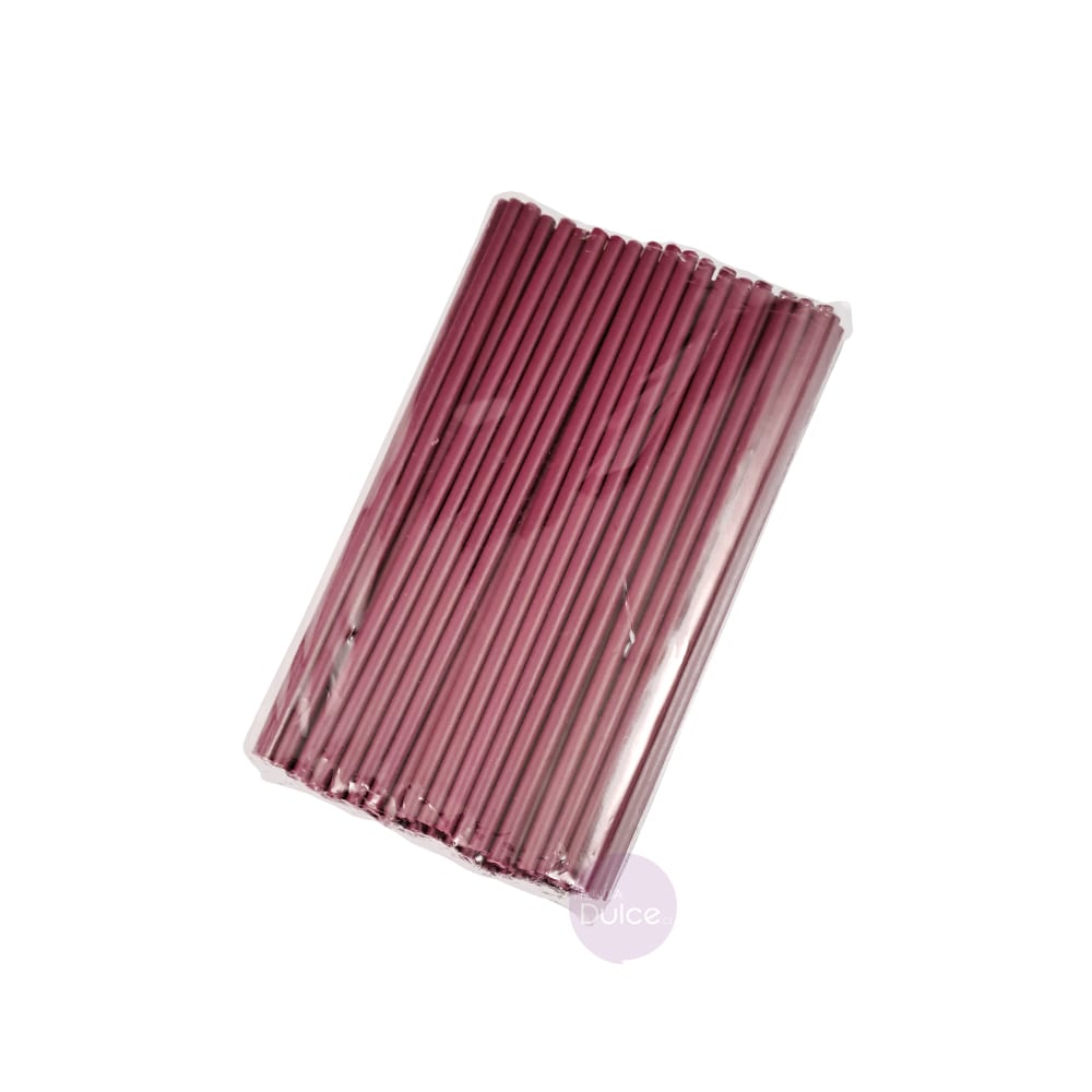 Palitos Plásticos Lisos 10 cm. 100 Unidades5