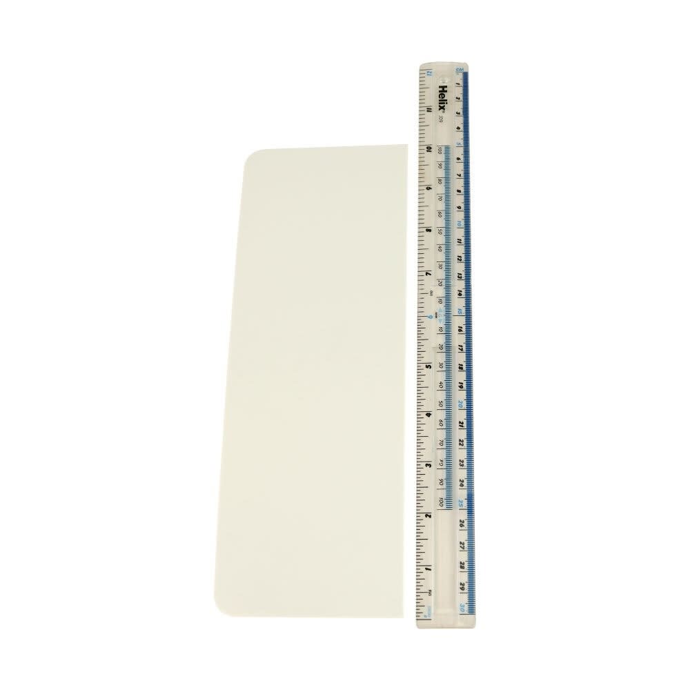 Scraper Liso 25 cm. Blanco Plástico4