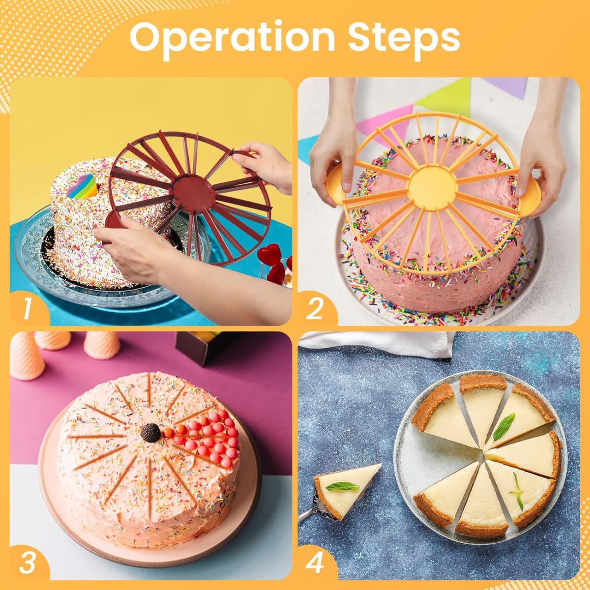 Marcador de 10/12 Porciones para Tortas4