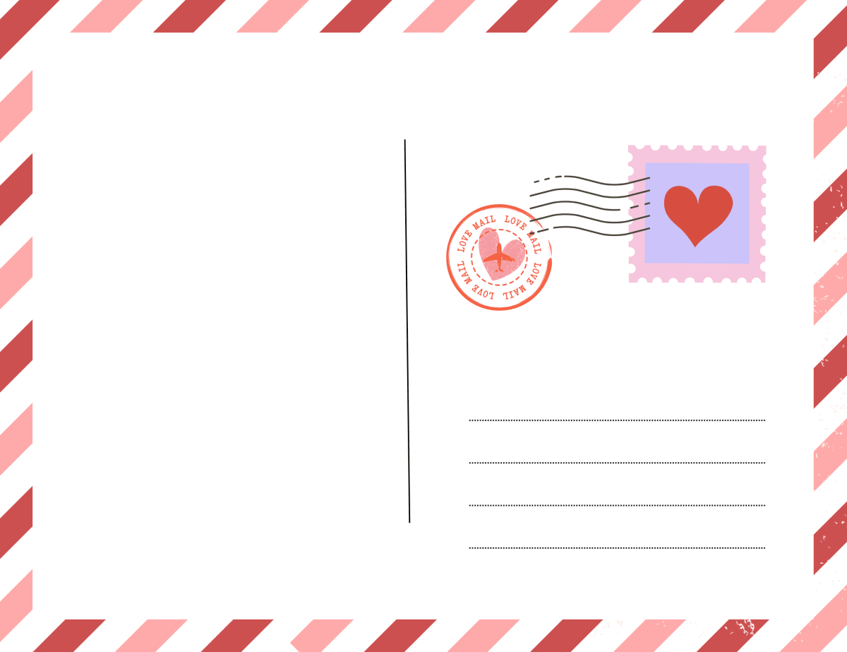 Cookie Card 10x13 cm. Amor N°4 10 Unidades2