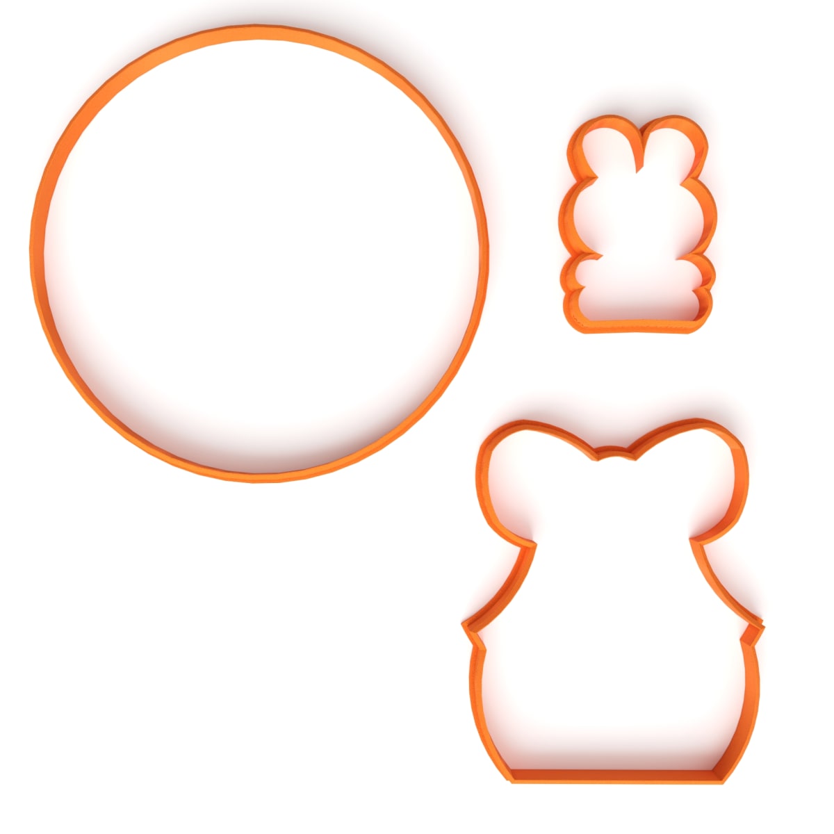 Set Cortador Casa Pascua 3 Piezas Plástico2