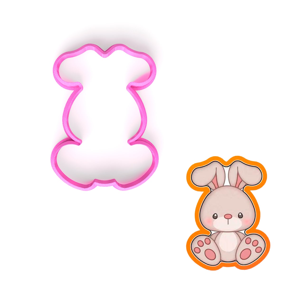 Cortador Conejo N°1 Plástico 0