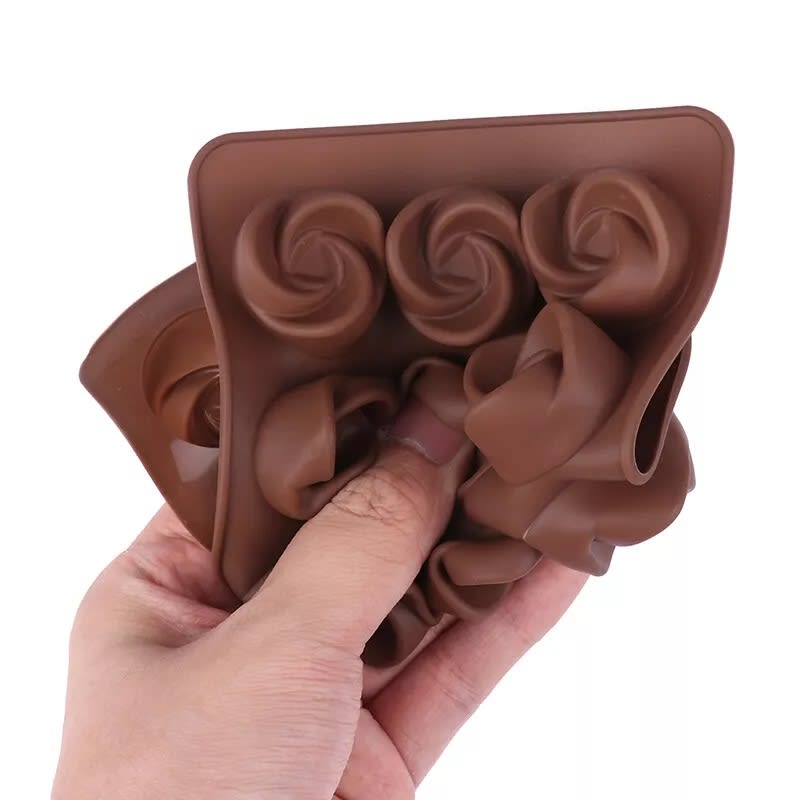 Molde Chocolate Rosa Remolino Silicona3