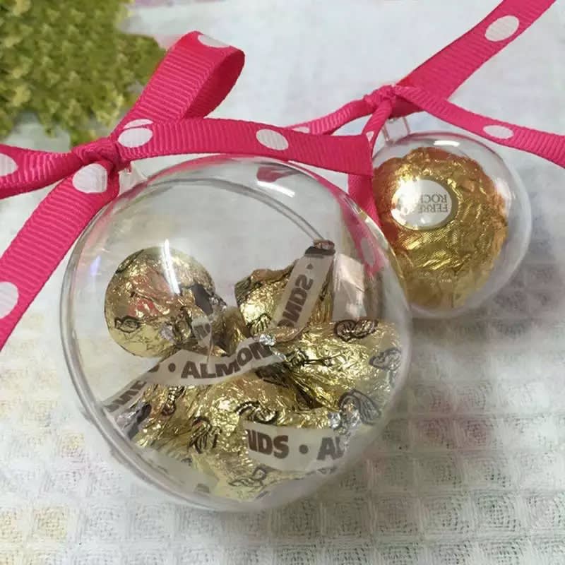 Esfera Acrílica Transparente 10 cm. - 10 Unidades9