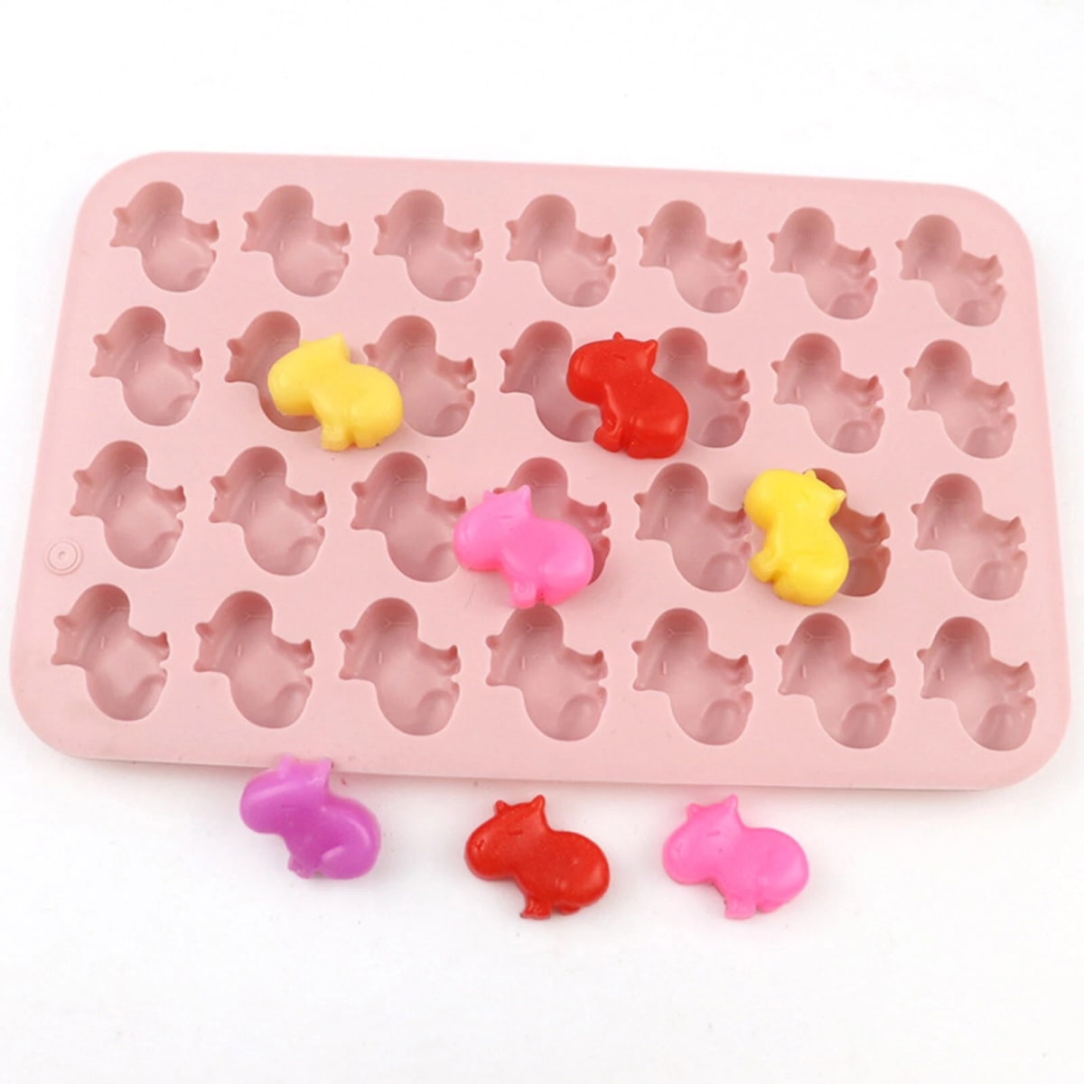 Molde Mini Capibaras 28 Cavidades Silicona2