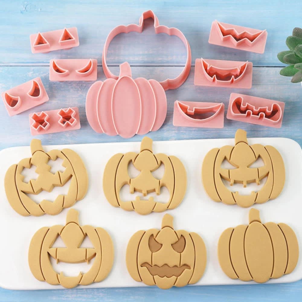 Set Cortador Marcador Calabaza para Armar Plástico2