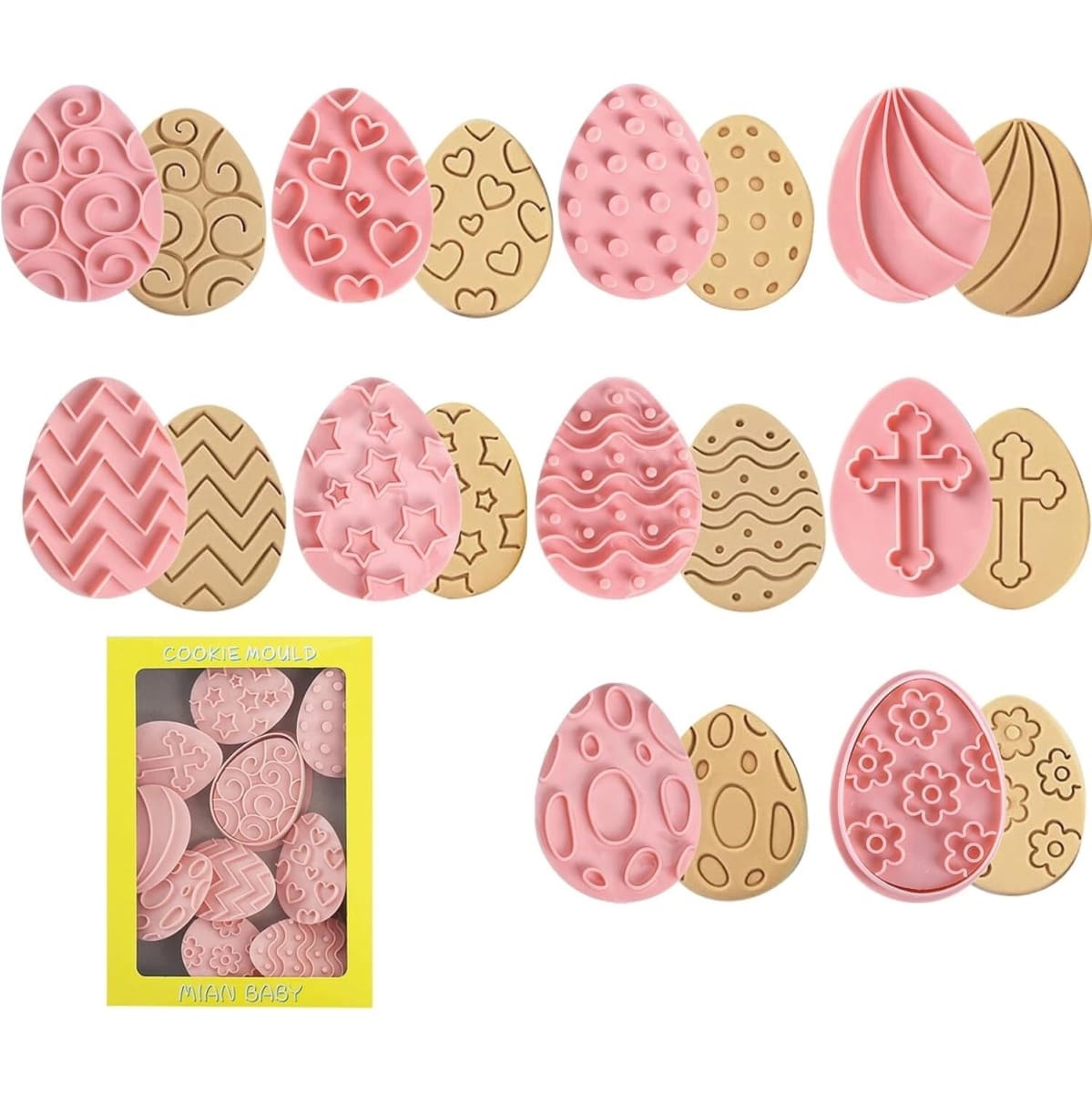 Set Cortador Marcador Huevos N°2 - 10 Piezas8