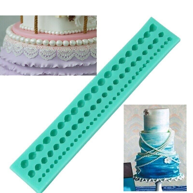 Molde Fondant Perlas Silicona5
