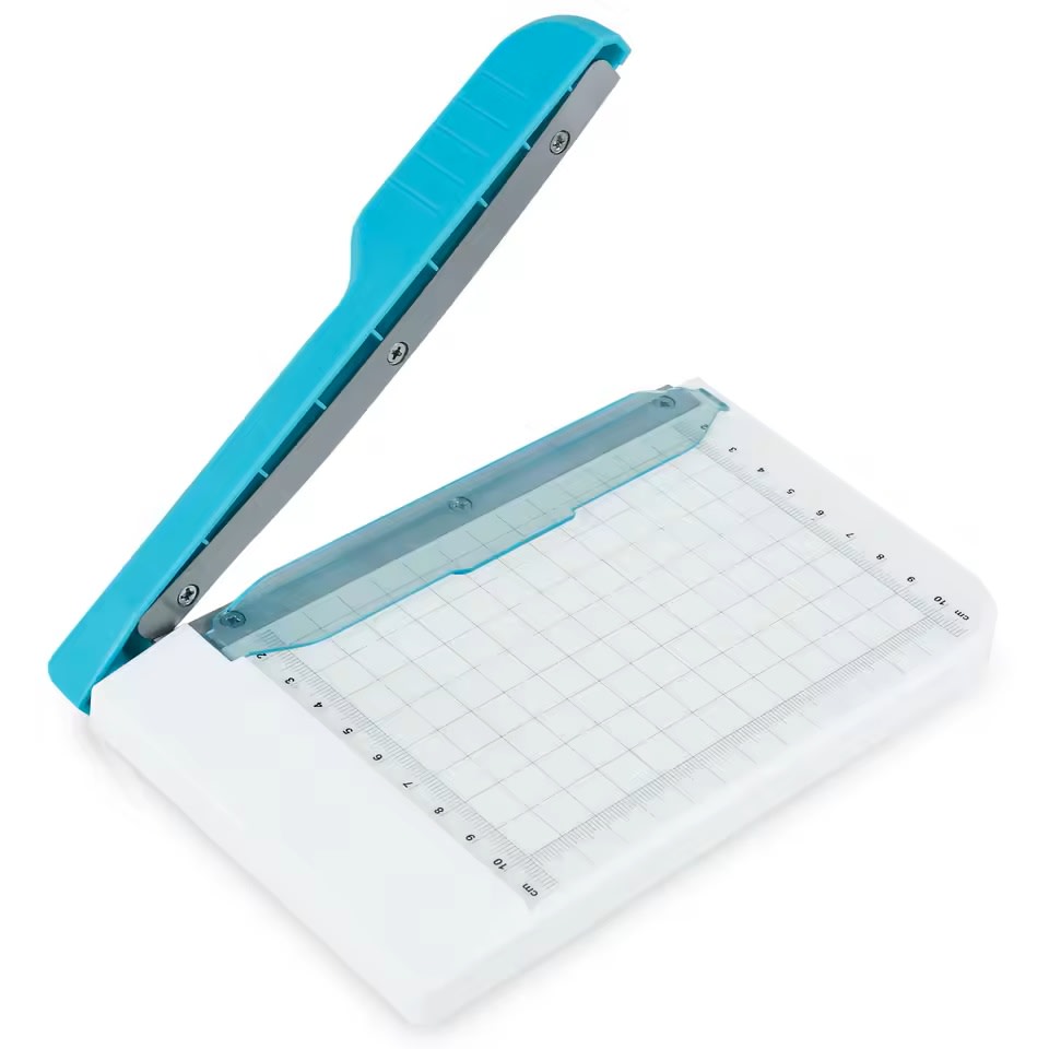 Mini Guillotina De Palanca Para Papel Fotos Kamei2