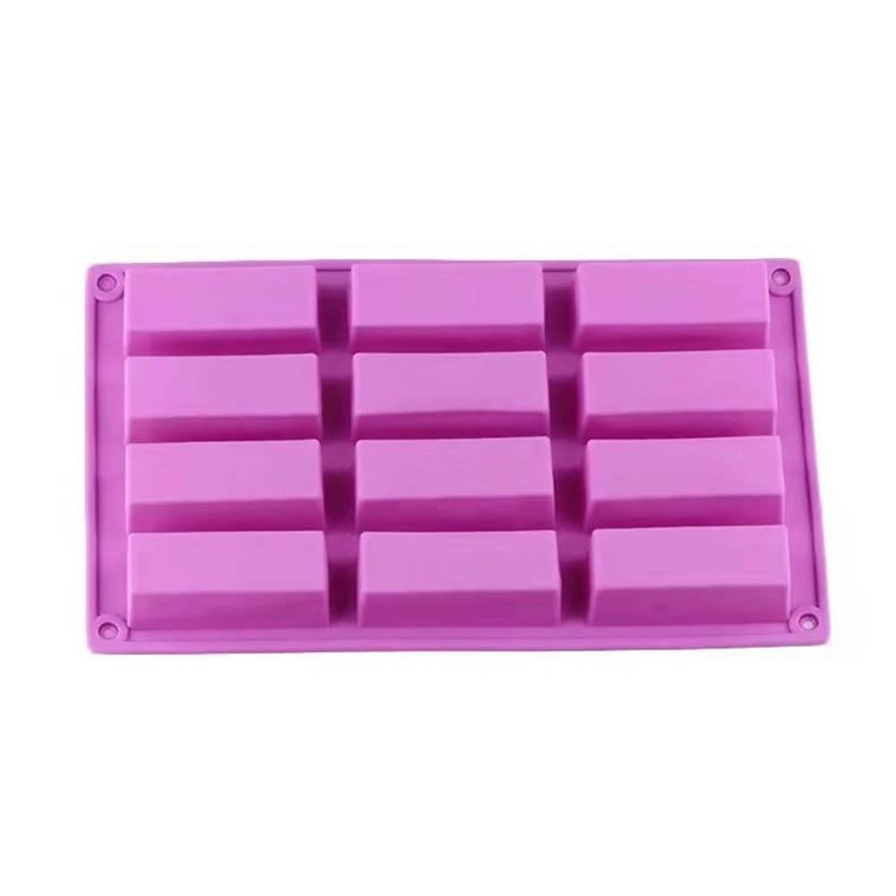 Molde 12 Barras Rectangulares Silicona2