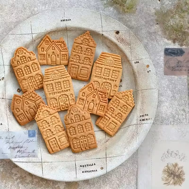 Set Cortador + Marcador Ciudad Aldea Navidad 4 Unidades3