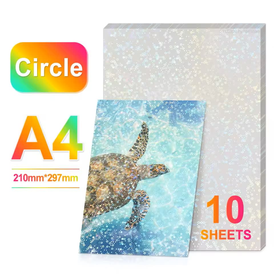 Laminado En Frío A4 Efecto Circulos - 10 Hojas3