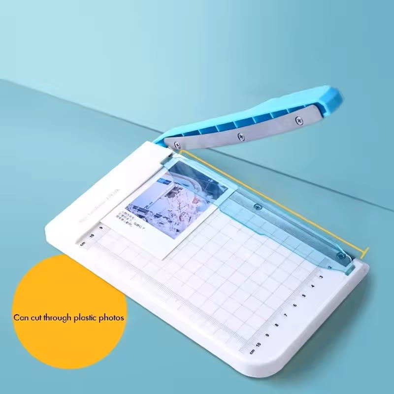 Mini Guillotina De Palanca Para Papel Fotos Kamei6