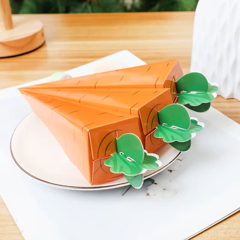 Caja Zanahoria Cartulina 10 Unidades6