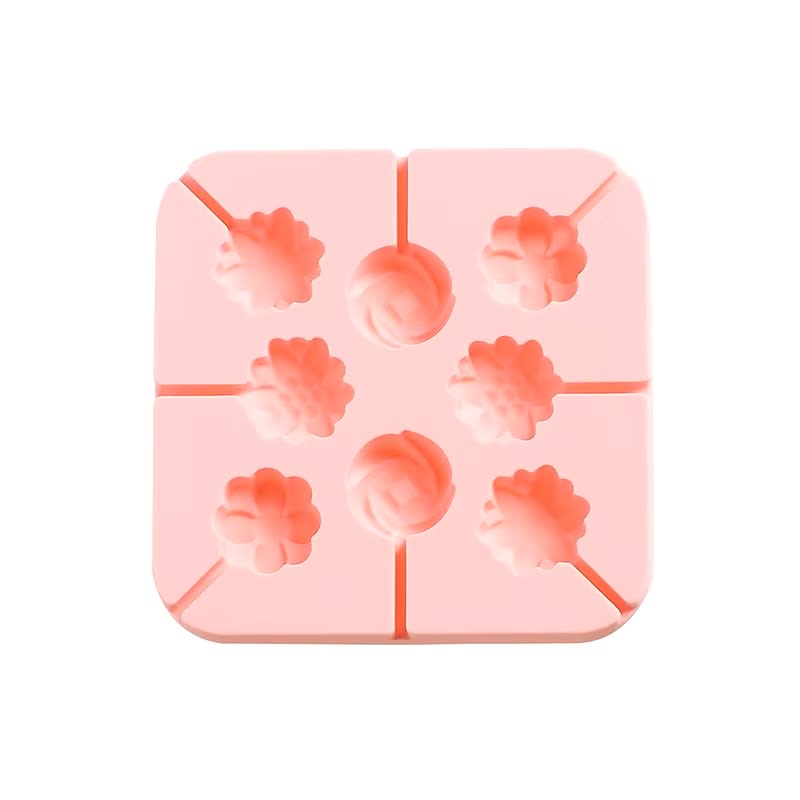Molde Silicona Paletas Flores 0